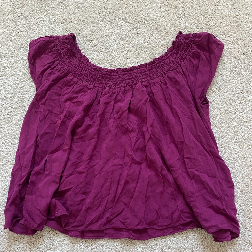 Aritzia Off Shoulder Blouse: Small | Talula